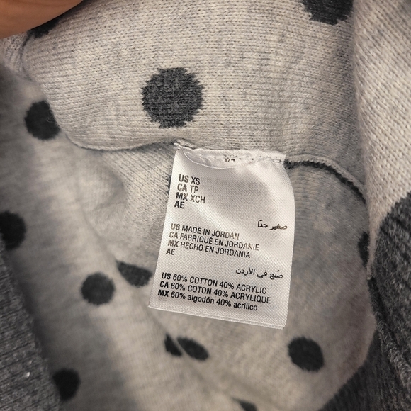 Charter Club Women's Polka-dot pullover Size XS - Picture 7 of 10